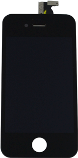 Iphone 4s Lcd Touch Screen Replacement Black - Display Device (600x600), Png Download