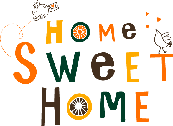Vinilo Decorativo Y Pegatina Home Sweet Home - Home Sweet Home Clipart Png (650x650), Png Download