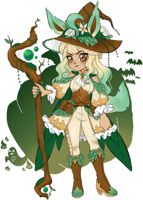 Sylveon Eevee Gijinka Deer Human Anime Png Sylveon - Leafeon Dollightful (540x764), Png Download