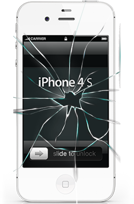 Iphone 4s Glass Repair - Iphone (422x399), Png Download