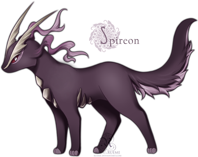 Png - Eeveelution Fakemon Rueme (681x547), Png Download