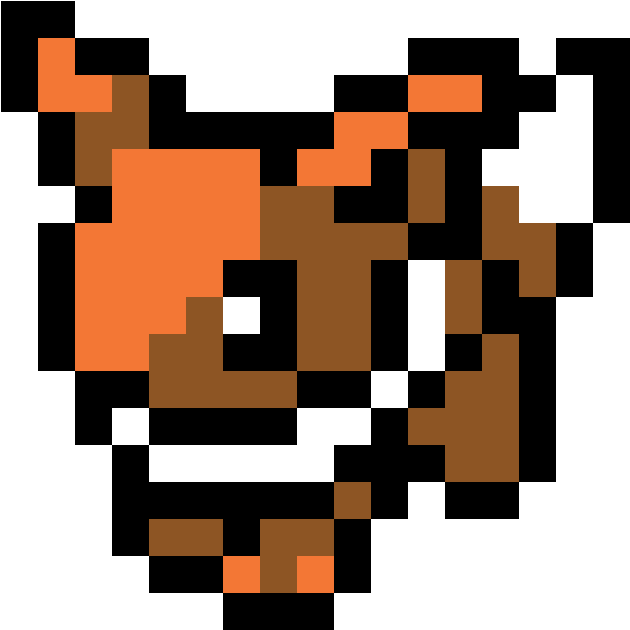 Evee - 8 Bit Pokemon Eevee (1184x1184), Png Download