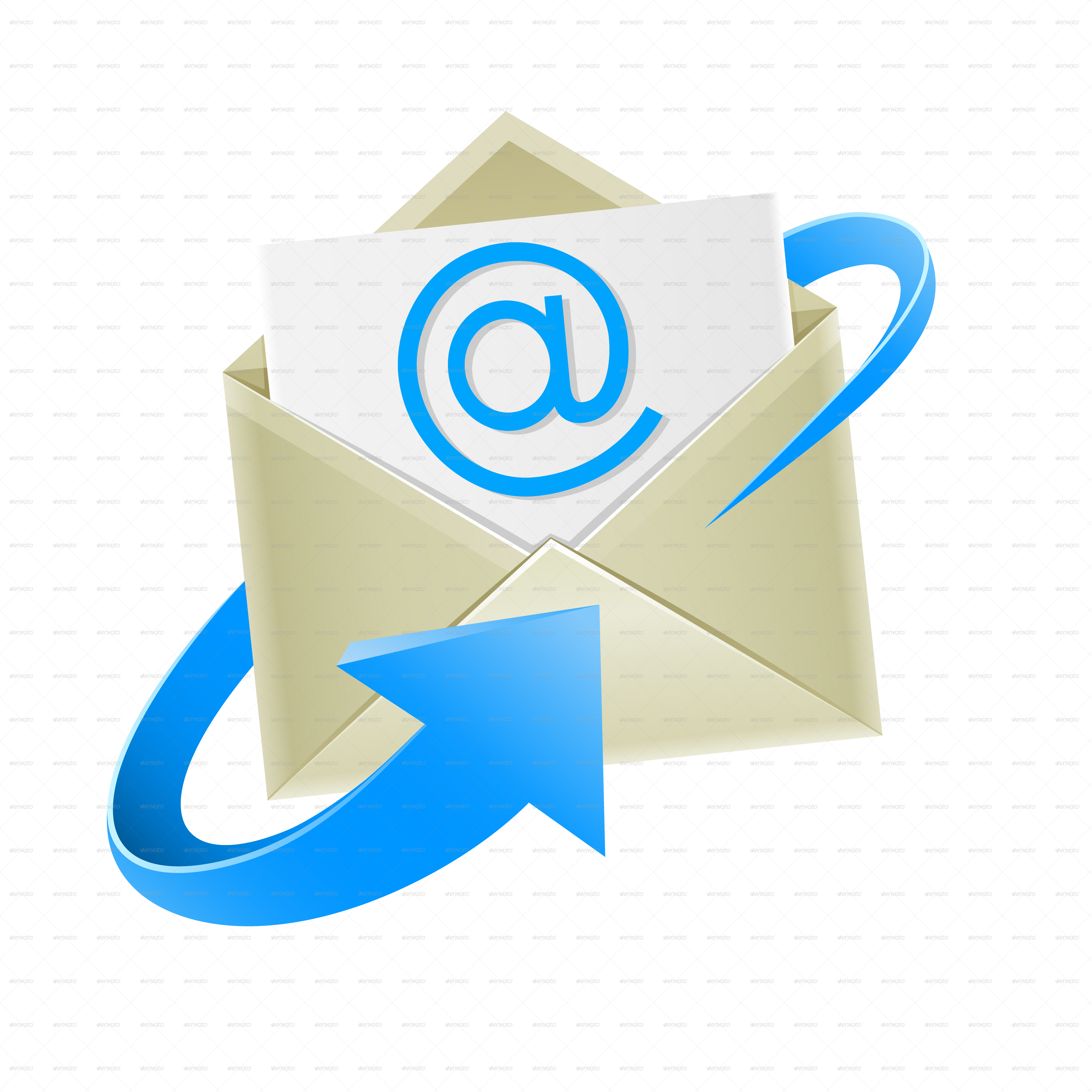Closed Envelope And Seal Closed Envelope And Seal Closed - Envelope De Email (4961x4961), Png Download