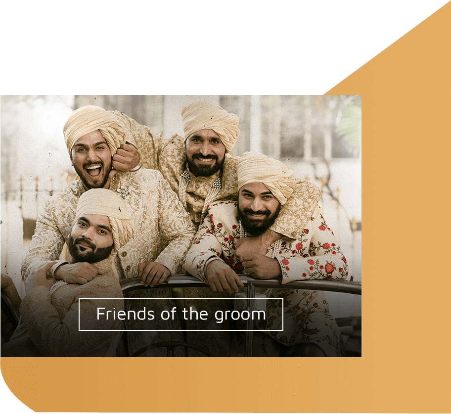 Friends Of Groom - Poster (912x837), Png Download