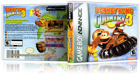 Donkey Kong Country - Donkey Kong Country 3 Gameboy Advanced Gba (500x250), Png Download