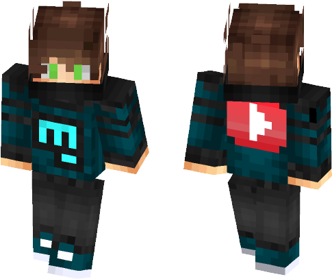 Pewdiepie - Ink Bendy Minecraft Skin (584x497), Png Download