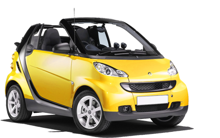 Smart Cabrio - Smart (640x275), Png Download