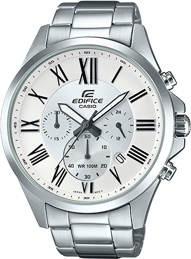 Casio Edifice Efv 500d 7a Silver Mens Water Resistant - Casio Edifice Efv-500d-7avuef (500x600), Png Download