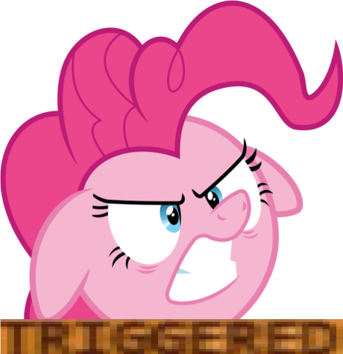 Edit, Floppy Ears, Meme, Pinkie Pie, Safe, Simple Background, - Pinkie Pie (960x720), Png Download