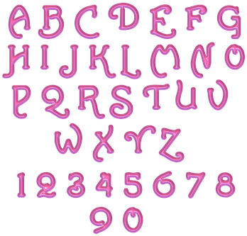 Alphabet, Letters, Numbers, Abc, Numeral - Alphabet (359x340), Png Download