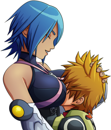 Kingdom Hearts Aqua And Ventus Fanart - Kingdom Hearts Rule 34 (540x505), Png Download