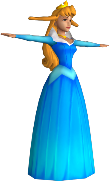 Download Zip Archive - Kingdom Hearts Aurora Model (750x650), Png Download