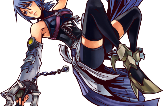 Tutorial Aqua Kingdom Hearts Parte I - Kingdom Hearts Aqua Nomura (900x450), Png Download
