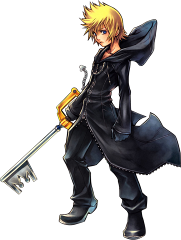 Never Liked This Artwork, Though - Kingdom Hearts Roxas (362x480), Png Download