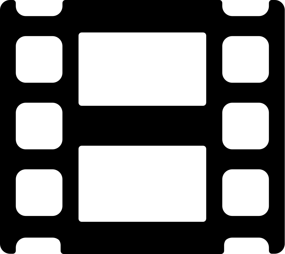 Grunge Film Strip Png - Simbolo De Pelicula Png (981x874), Png Download