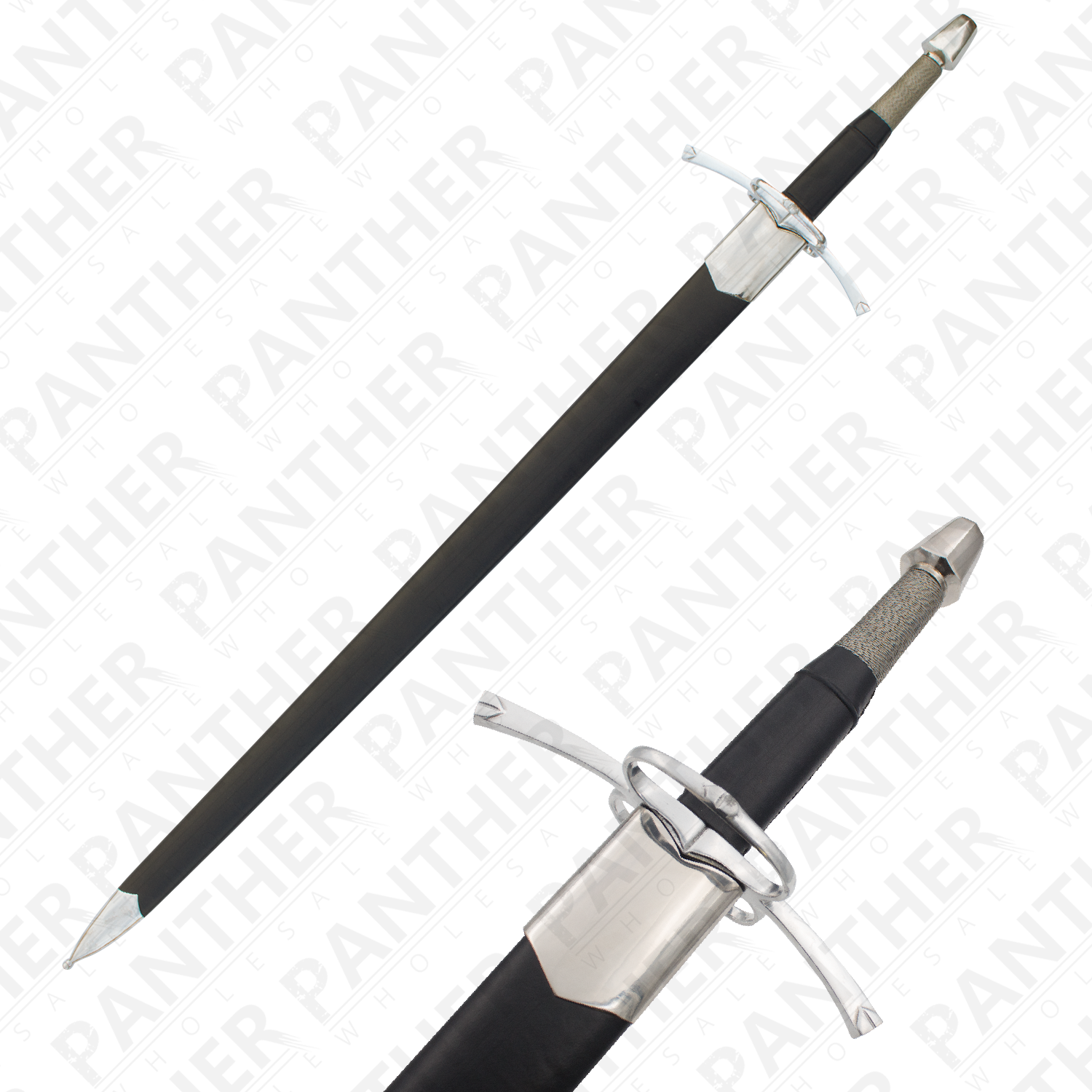 15th Century Medieval Long Sword, , Panther Wholesale- - Longsword (1500x1500), Png Download