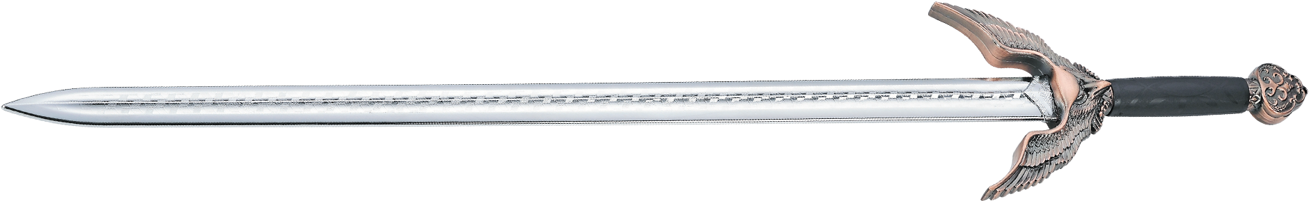 Western Long Sword, Handguard With The Eagle As A Symbol, - Metal (1920x426), Png Download