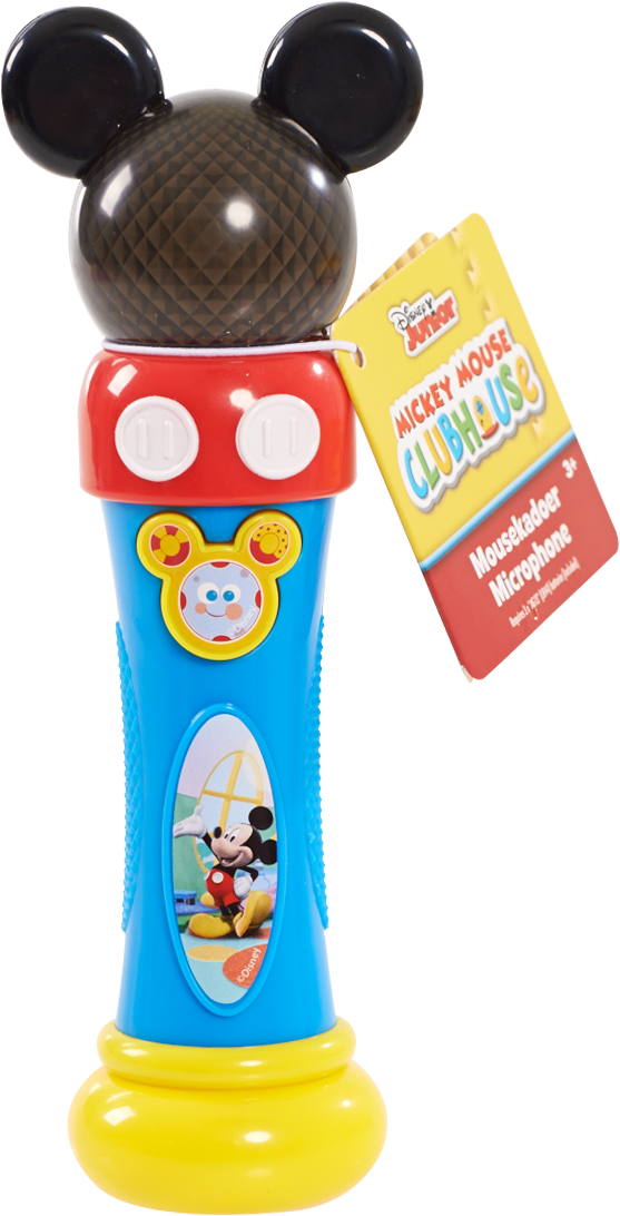 Mickey Mouse Clubhouse Musical Light-up Microphone - Disney Mickey Mouse Clubhouse Mousekadoer Microphone (907x1329), Png Download