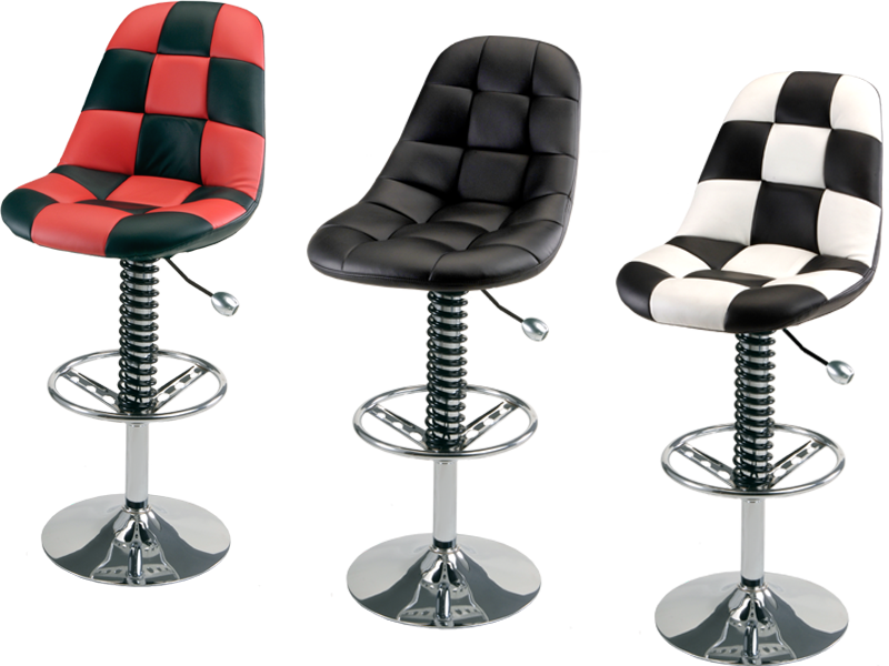 Click On Slides For Popup Images - Pitstop Furniture Pit Crew Bar Chair - White (800x600), Png Download