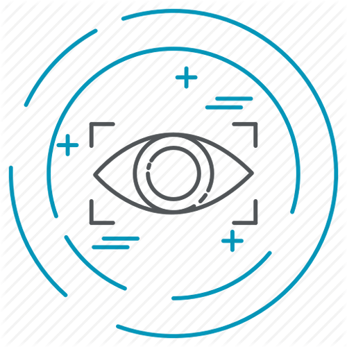 Privacy Data Technology Eye Scanner - Stock Illustration (500x500), Png Download