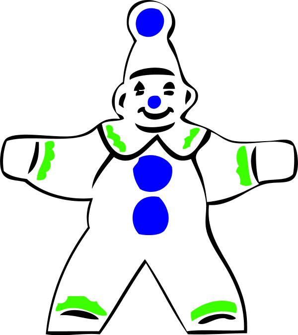 Angry Bull Vector Clip Art Illustration With Simple - Clown 5'x7'area Rug (600x674), Png Download