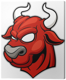 Vector Illustration Head Bull - Vector Graphics (400x400), Png Download