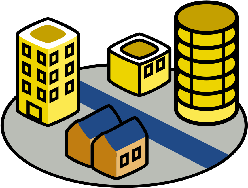 City Cartier Clipart Png - Office Building Clip Art (600x459), Png Download