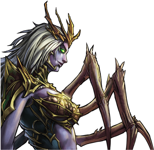 Troop K03 01 - Gems Of War Dark Maiden (500x500), Png Download