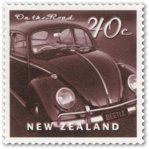 Single Stamp - Volkswagen Beetle (600x600), Png Download
