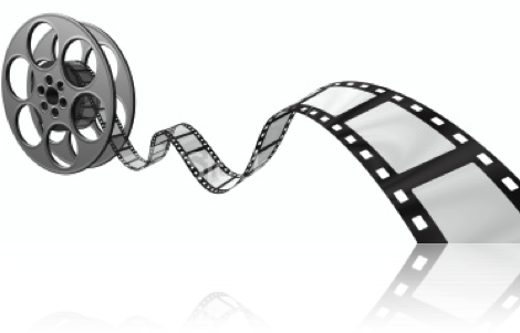 Videos And Simulations For Classroom Instruction - Film Strip Animated Gif (469x307), Png Download