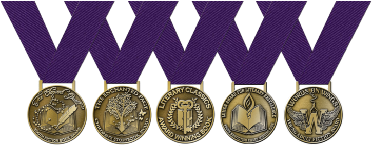 Order Literary Classics Award Seals - Book Award Medal (731x287), Png Download