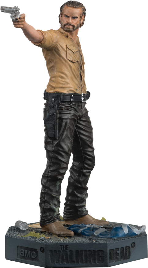 Walking Dead Rick - Eaglemoss The Walking Dead (600x1024), Png Download