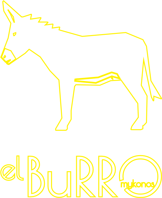 El Burro Mykonos Logo - El Burro Mykonos Cafe (554x670), Png Download