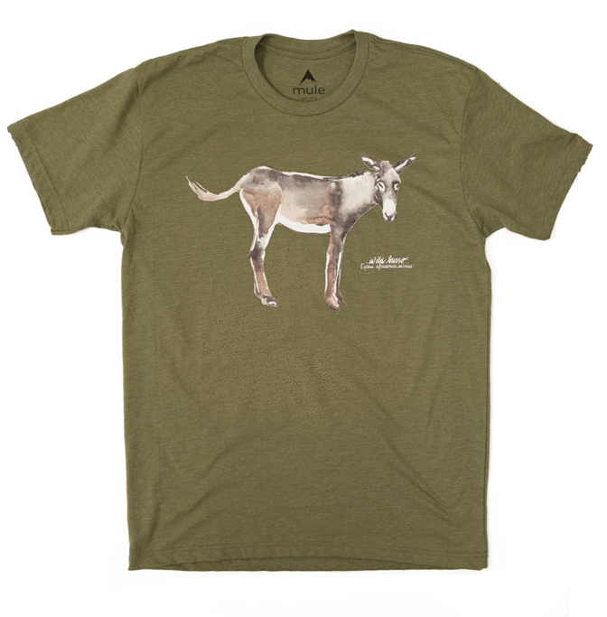 Wild Burro T-shirt - Shirt (1023x682), Png Download