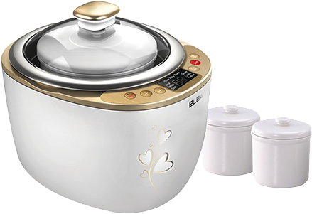 Stew Pot / Purple Clay Slow Cooker - Elba Rice Cooker Malaysia (480x650), Png Download
