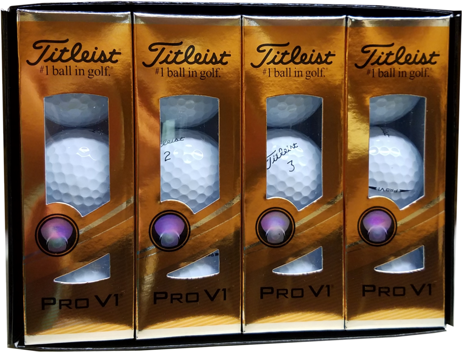 A1367 Titleist Pro V1 Golf Balls - Titleist Golf (1024x782), Png Download