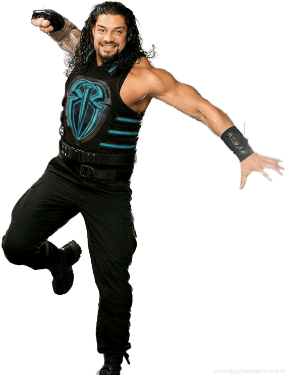 Roman Reigns Superman Punch Tattoo (600x750), Png Download