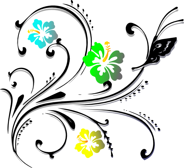 Corner Designs For Painting (600x547), Png Download