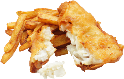 Fish And Chips Takeaway Ilfracombe - Fish And Chips Transparent (420x300), Png Download