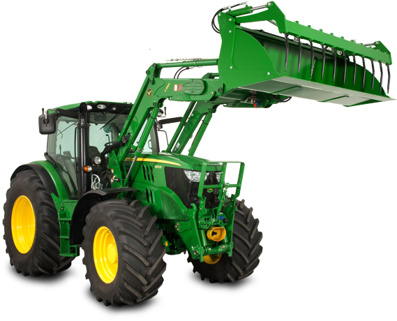 6150r Tractor - Tracteur John Deere 6r (642x462), Png Download