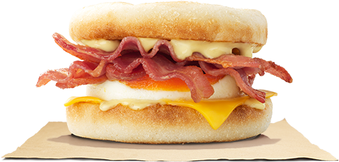 But This Time It's Even More 'deluxe' - Double Egg Burger (500x400), Png Download