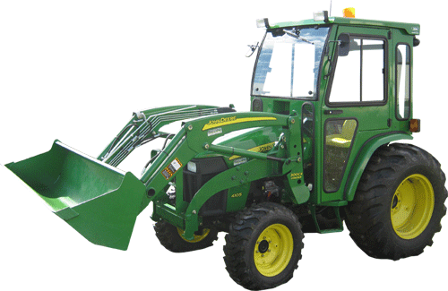 John Deere 4105 Tractor Cabs And Cab Enclosures Sims - John Deere 4105 With Cab (500x325), Png Download