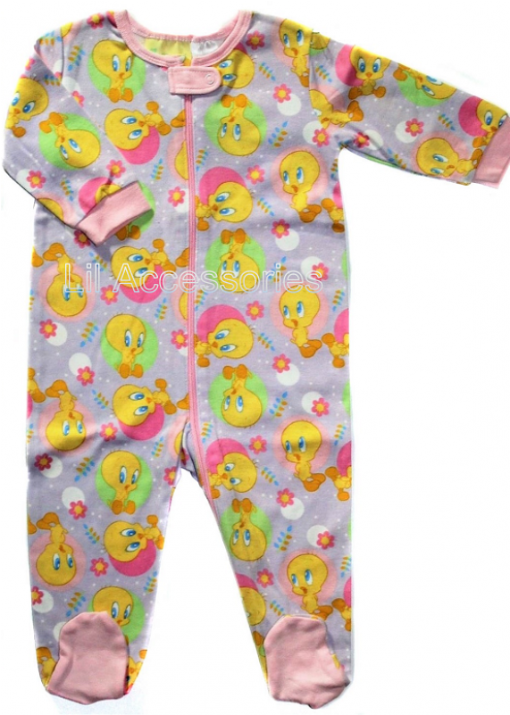 Looney Tunes Size 0 Tweety Bird Coverall - Nightwear (800x800), Png Download