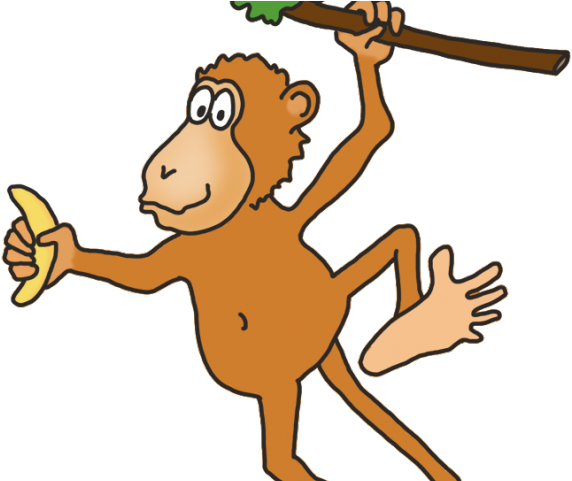 Funny Monkey Cliparts - Monkey (640x480), Png Download