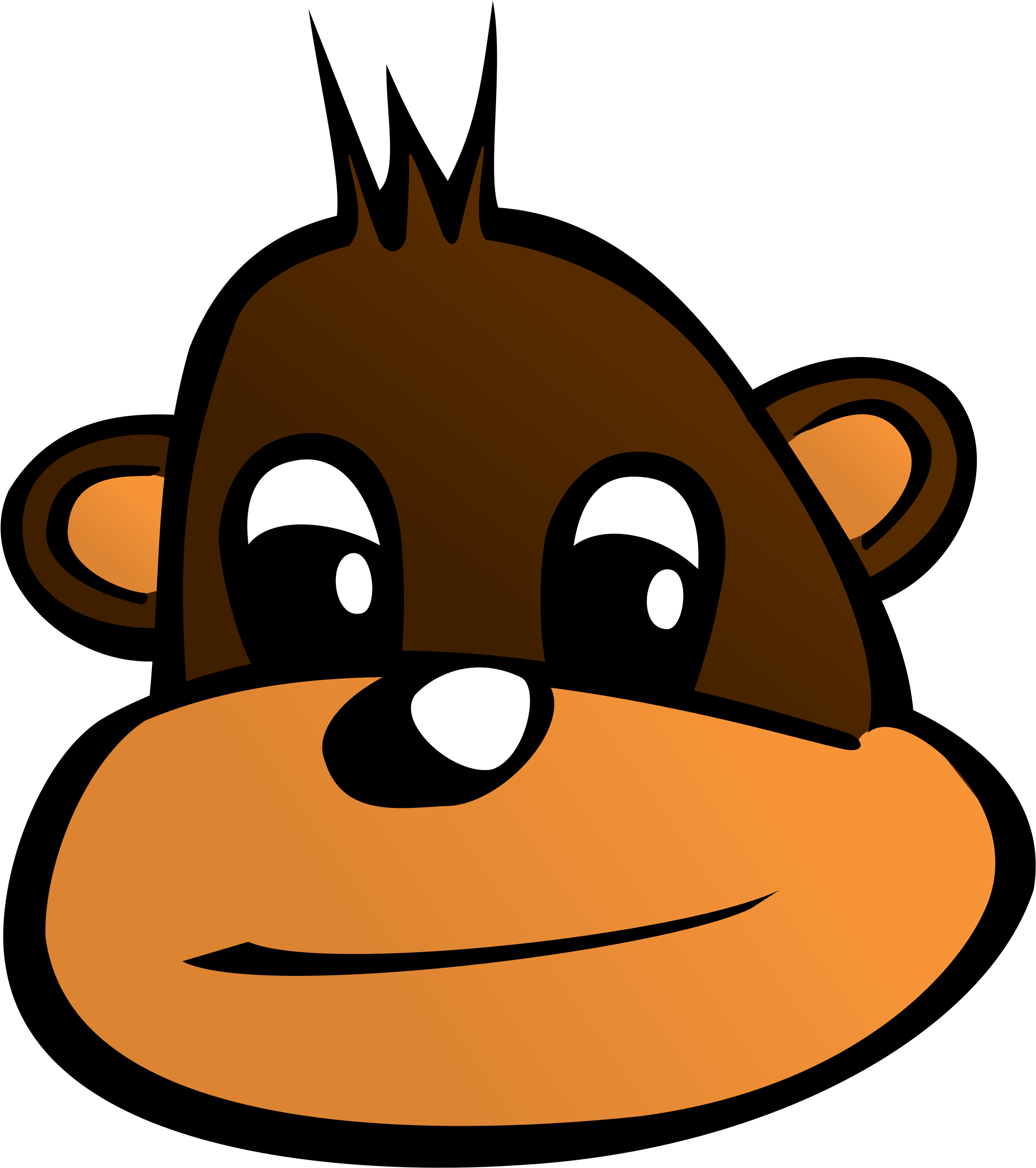 Cafepress Custom Monkey Face Baby Blanket (800x800), Png Download
