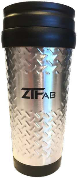 This Insulated 14oz Stainless Steel Diamond Plate Tumbler - Cup (498x664), Png Download