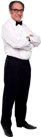 Anciano De Pie (280x473), Png Download