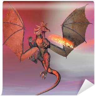 Fire Breathing Dragon - Fire Breathing (400x400), Png Download