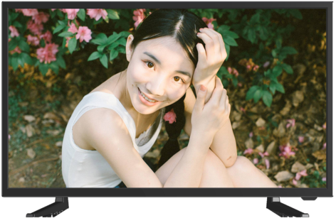 Pd 24" Led Hdtv - High-definition Television (480x360), Png Download