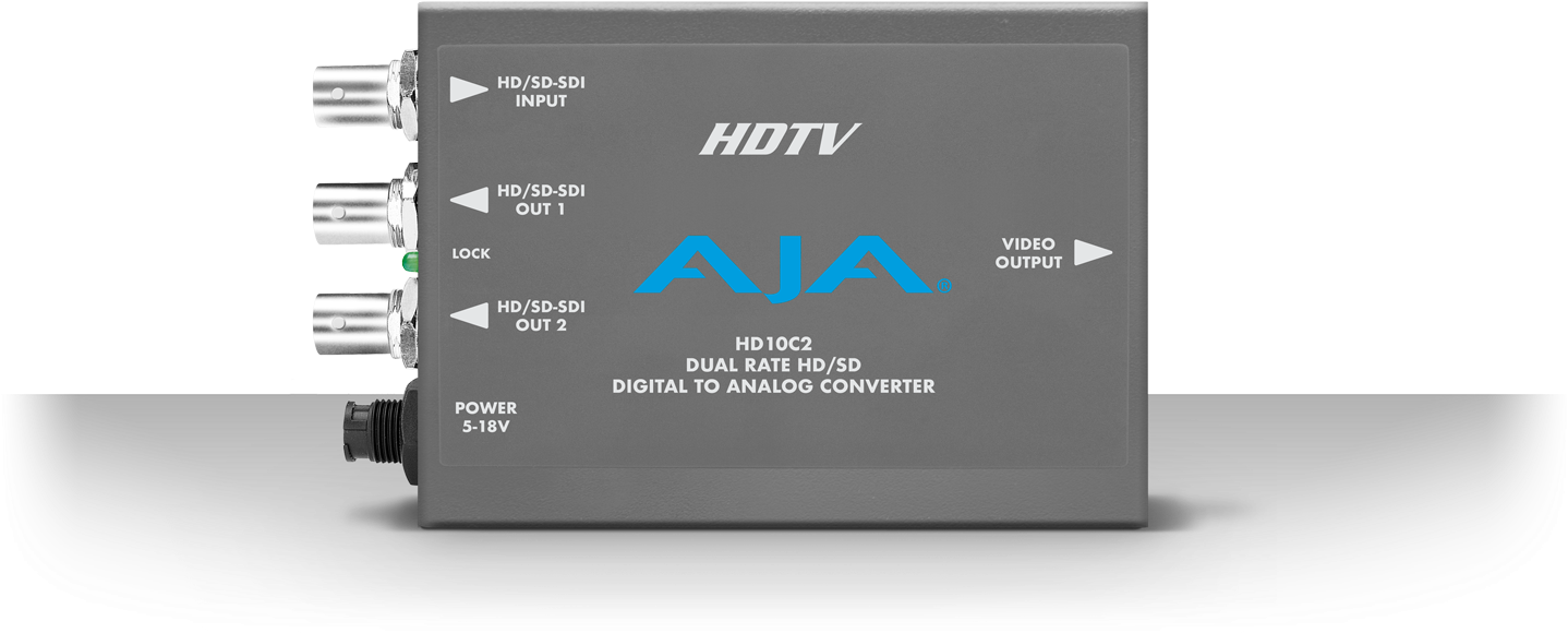 The Hd10c2, Aja's Second Generation Hd D/a Converter, - Ltc Sdi Embedder (1440x700), Png Download